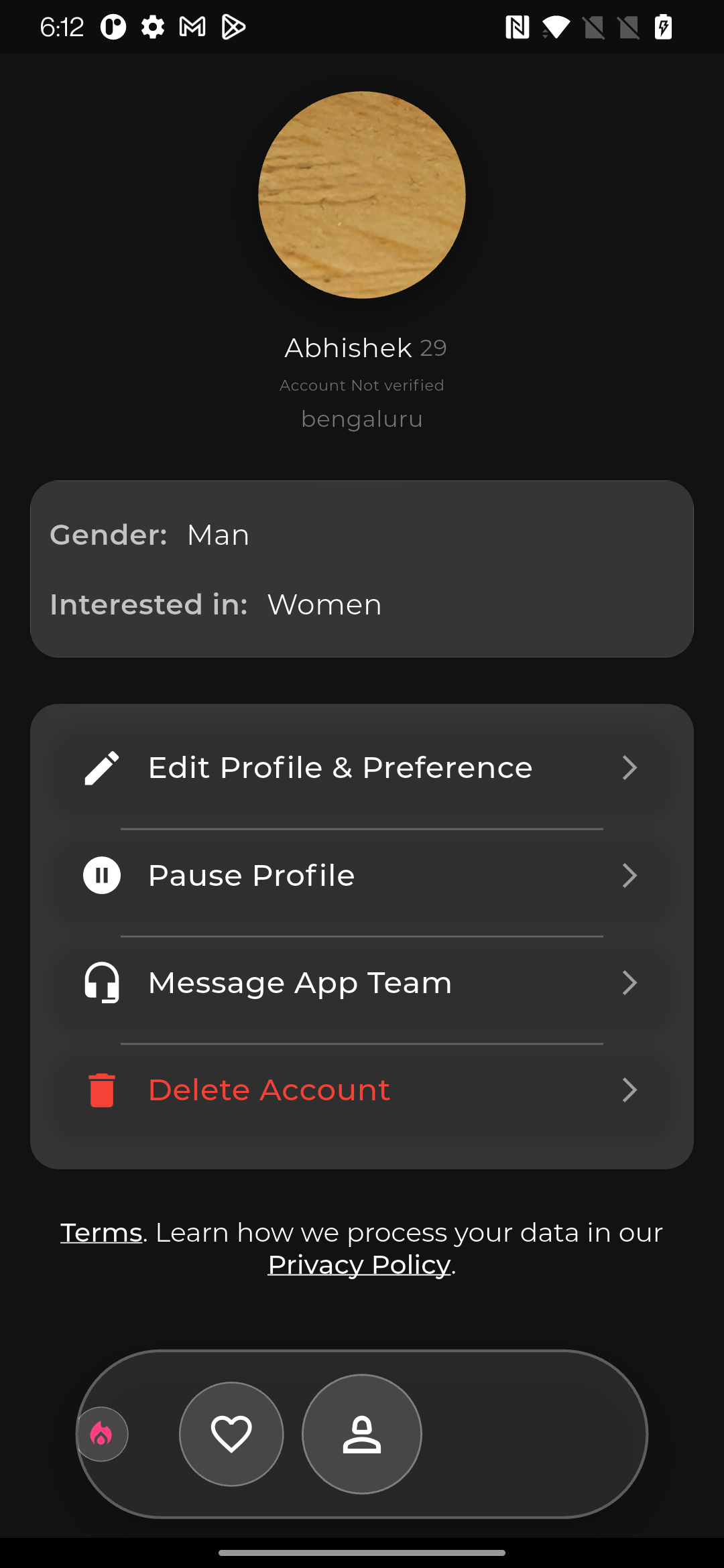 GluMe Profile Screenshot